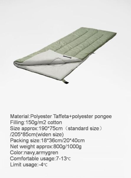 Naturehike H150 ( L ) Zarf Tarzı Pamuklu Uyku Tulumu -4°C MOR