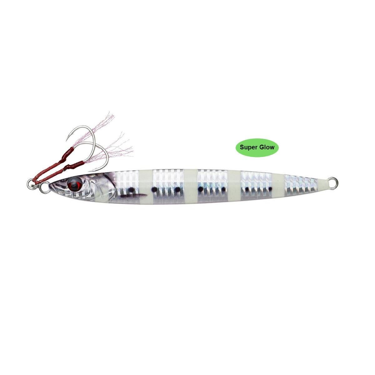 Savage Gear 3D Slim Jig Minnow 60gr 12,5cm Jig Yem ZEBRA GLOW