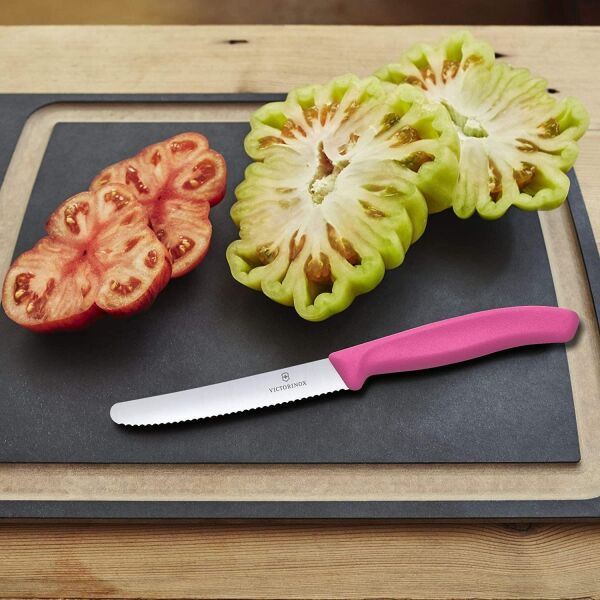 Victorinox SwissClassic 11cm Domates & Sosis Bıçağı PEMBE