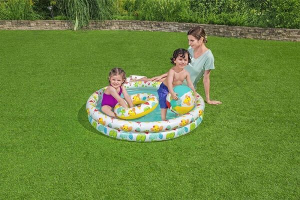 Bestway Beachtastic Çocuk Havuz Seti ( Havuz+Deniz Simidi+Deniz Topu)