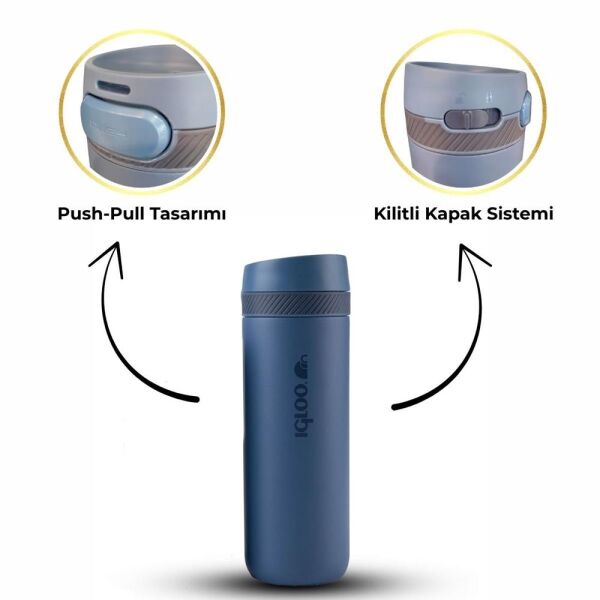 İgloo Squid Termos 600 ML LACİVERT