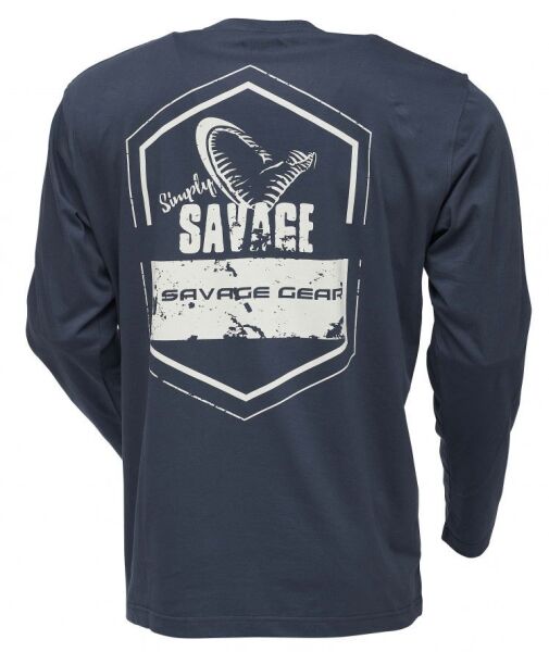 Savage Gear Simply Savage Rex Tee Long Sweatshirt M