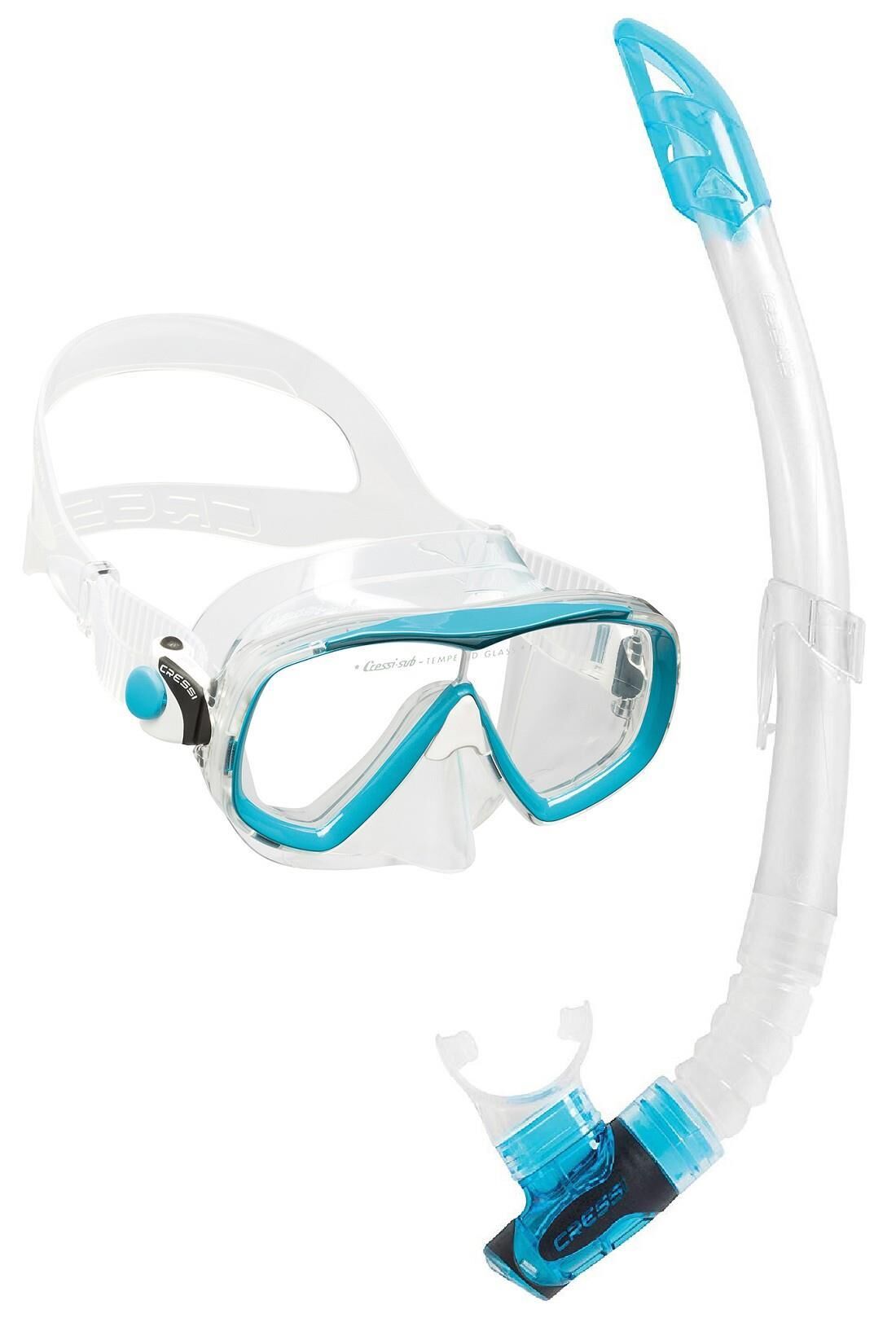 Cressi Estrella - Gamma Maske Şnorkel Set AQUAMARINE