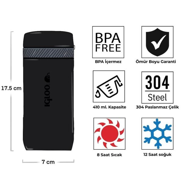 İgloo Squid Termos 410 ML