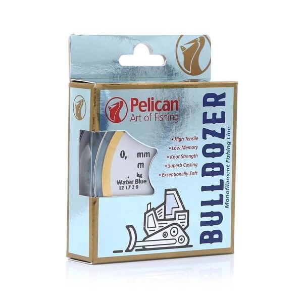 Pelican Bulldozer Water Blue Monoflament Olta Misinası 175mt Water Blue - 0,24 MM