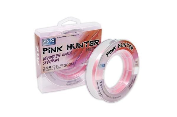 Asso Pink Hunter Surf FC COATED Visible Line Misina 300 mt 0,285 mm