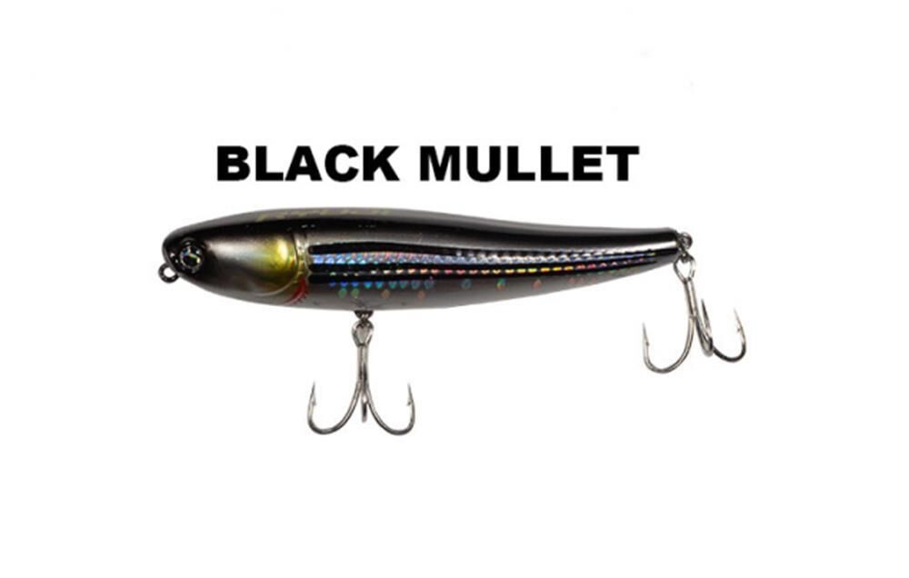 Ryuji Splash 10cm 17gr Top Water Maket Yem Black Mullet